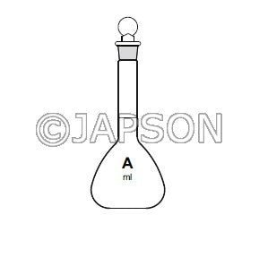 Quartz Volumetric Flask with Stopper, Class-A Quartz Volumetric Flask with Stopper, Class-A
